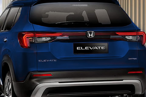 <strong>Distinctive Rear Design</strong><br>Unique tailgate design provides a wide and stable feel.
