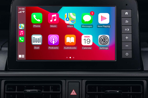 <strong>Smartphone Connectivity - Apple CarPlay&copy; & Android Auto&trade;</strong><br />Connect your smartphone without any hassle to access music, maps and so much more.