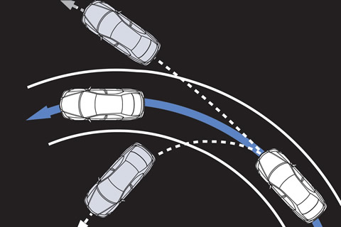 <strong>Vehicle Stability Assist&trade; (VSA™)</strong>
